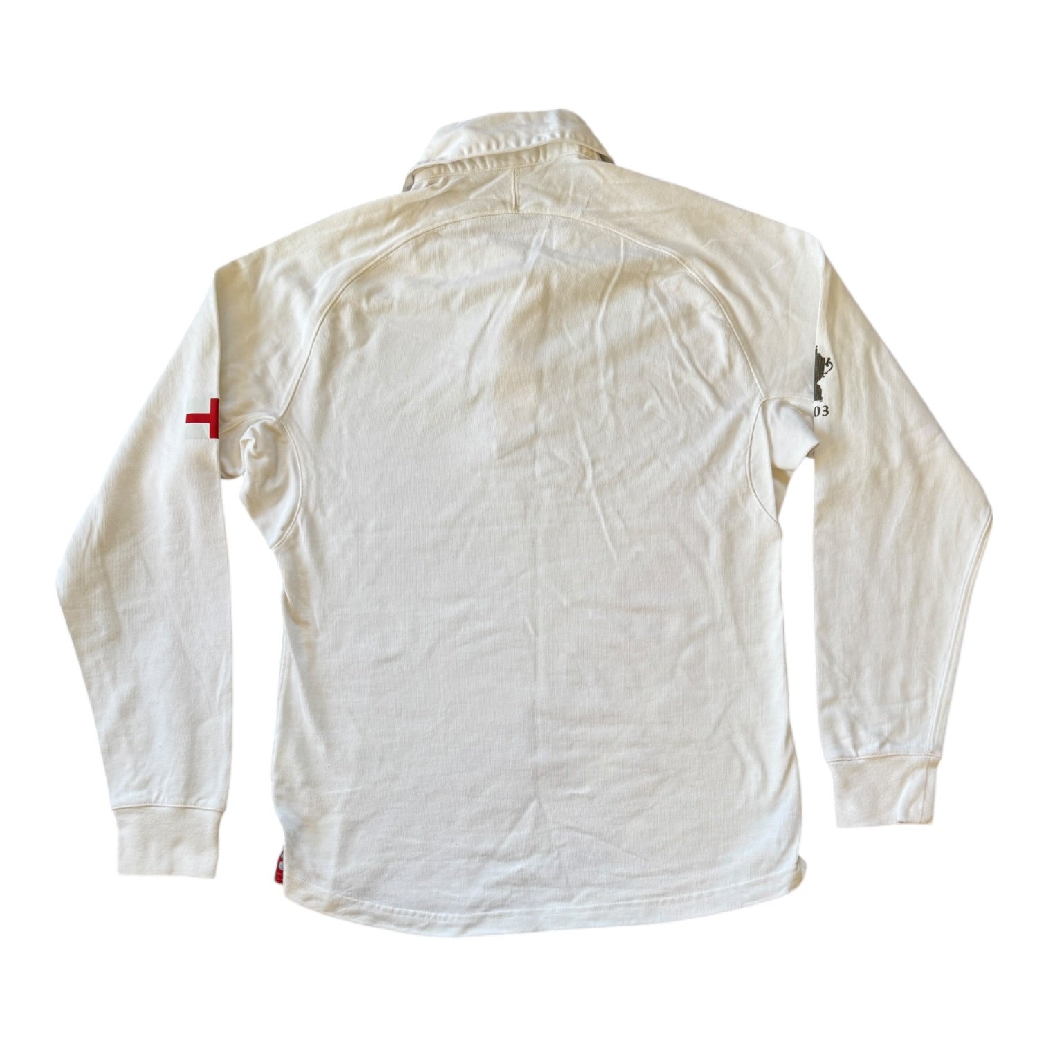 Small Nike 2007 White England Rugby Shirt