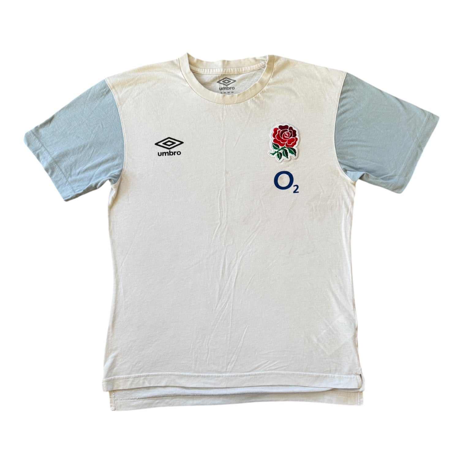 Small Umbro White England Rugby T-Shirt
