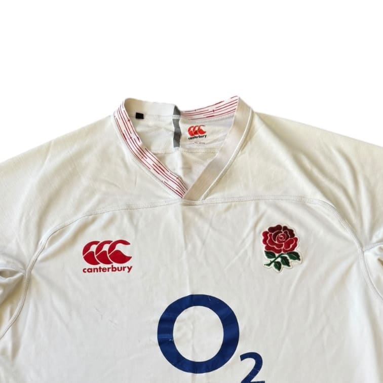 3XL Canterbury White England Rugby Shirt