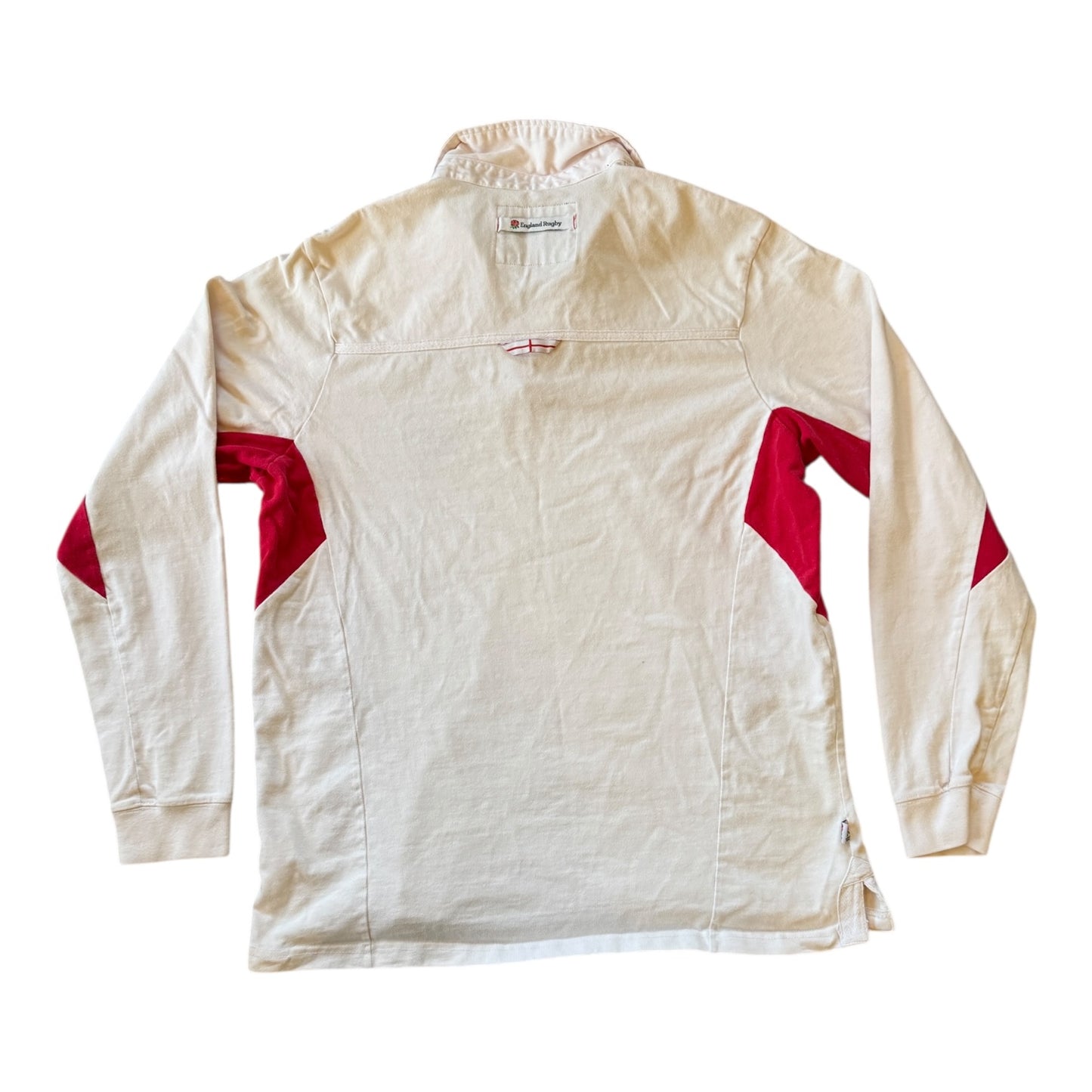 Medium England Rugby White Rugby Shirt