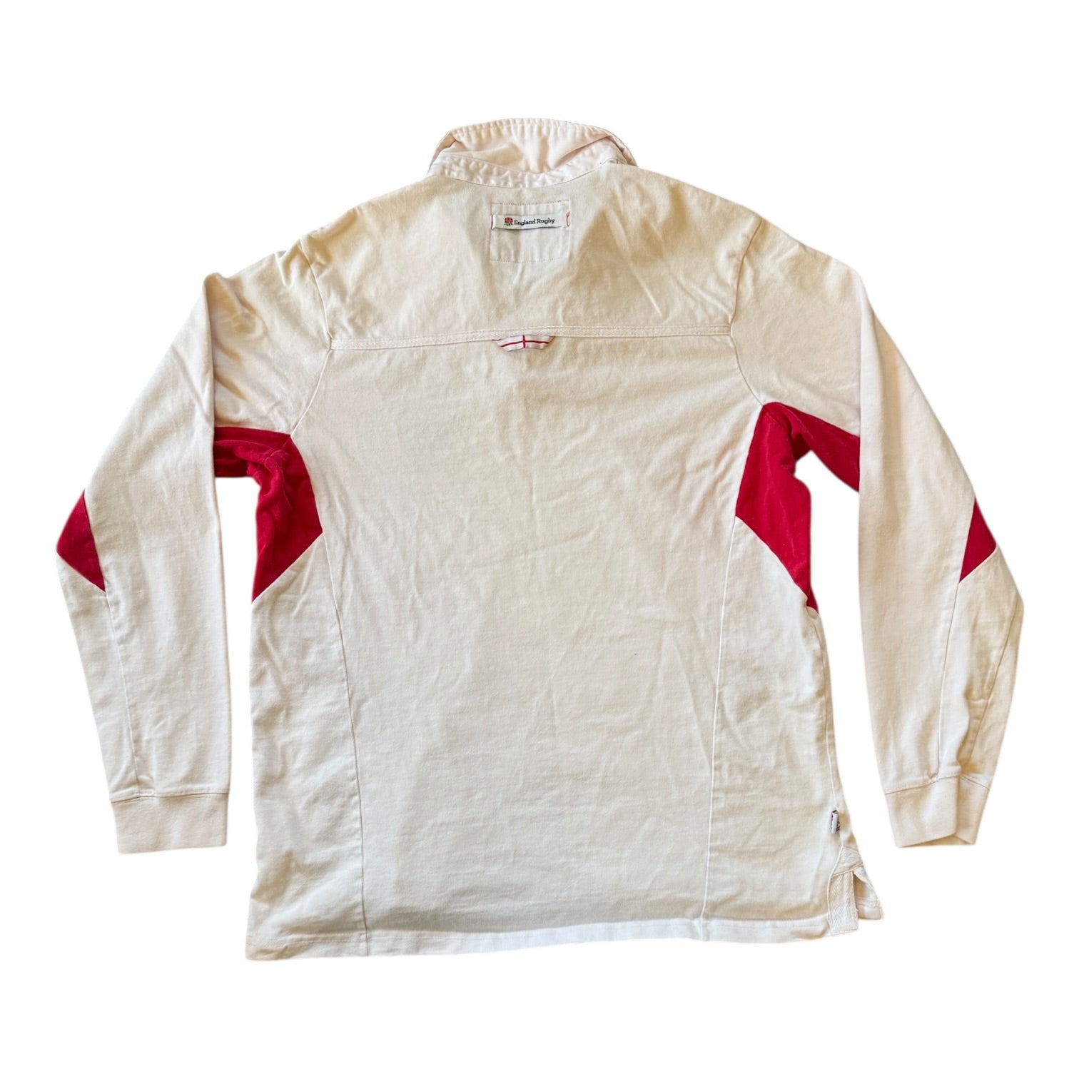 Medium England Rugby White Rugby Shirt