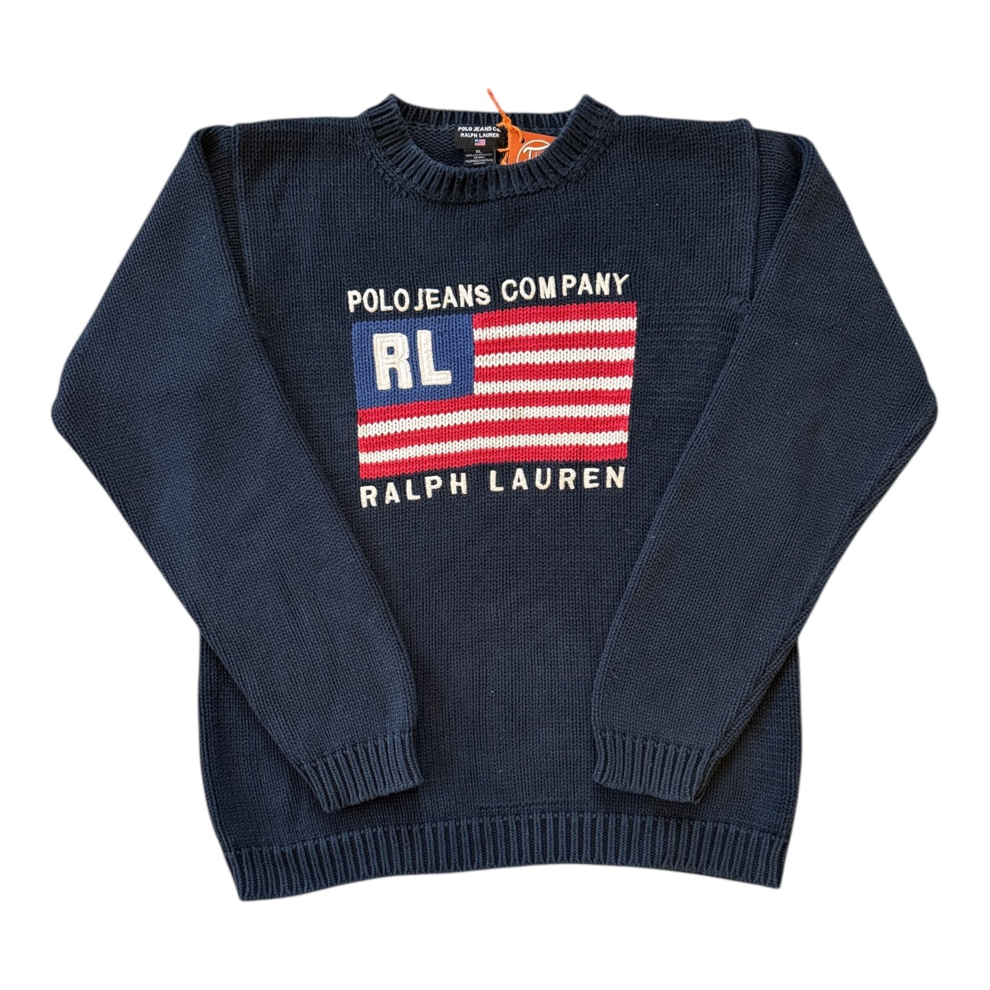 Extra large Ralph Lauren Navy USA Flag Jumper