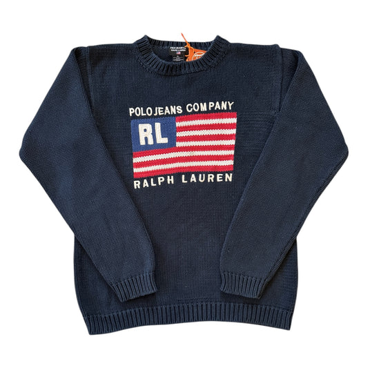 Extra large Ralph Lauren Navy USA Flag Jumper