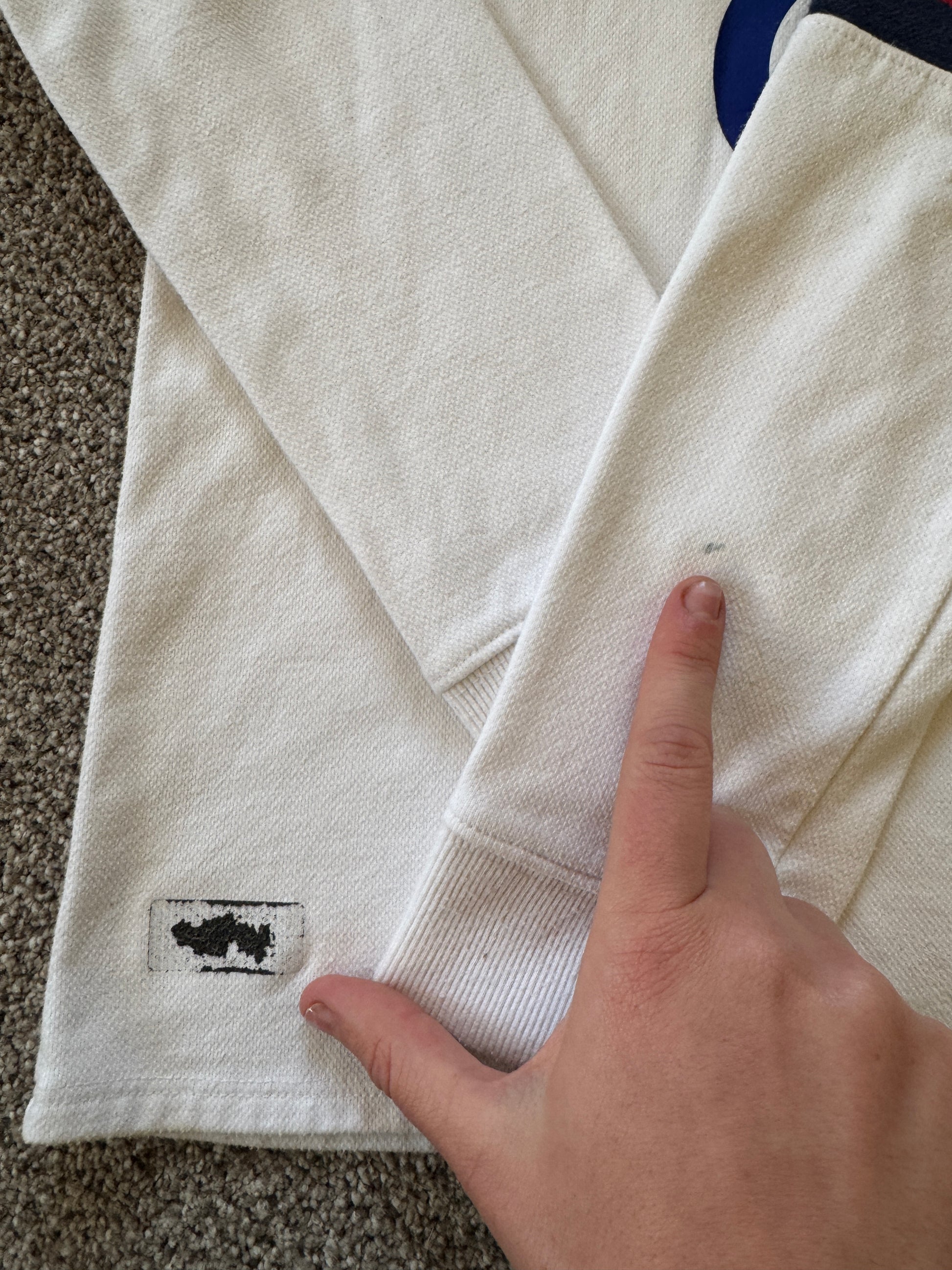 Aged 10 Canterbury White England Rugby Shirt