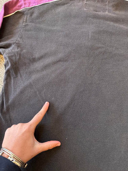 Large Cotton Oxford 1999/2000 Black Scotland Rugby Shirt