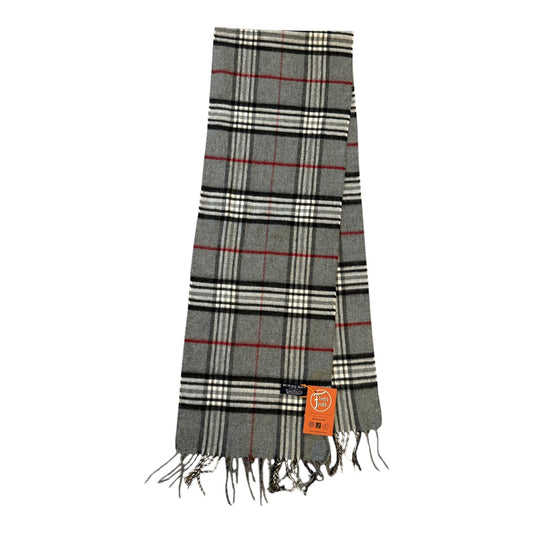 Burberry Grey Soft Lambswool Scarf