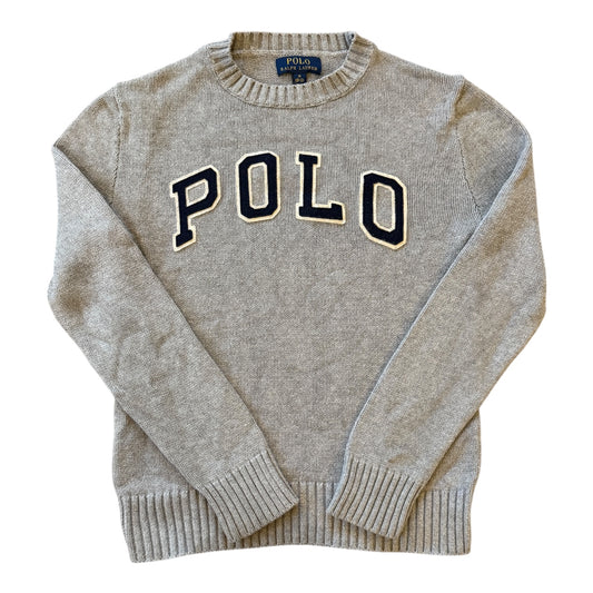 XXS Ralph Lauren Grey Polo Knitted Jumper