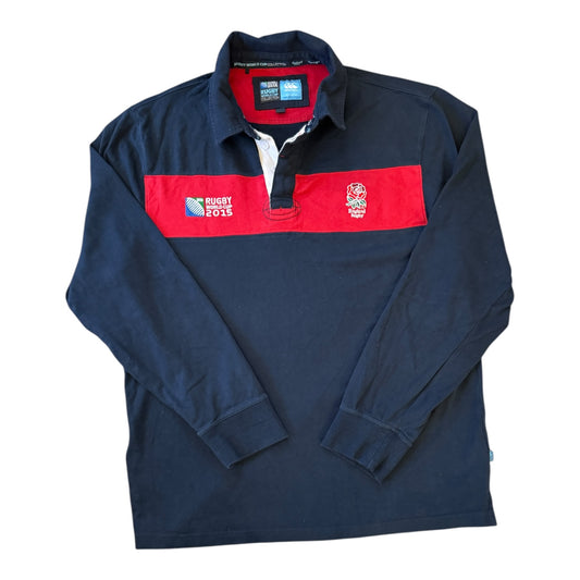 Extra large Canterbury 2015 Navy England Rugby Shirt