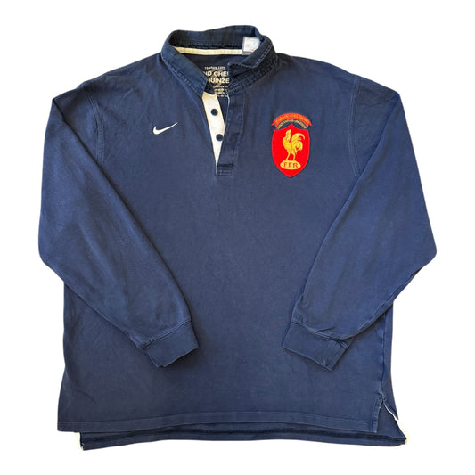Extra large Nike Navy France Rugby Shirt