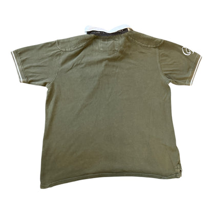 Large Cotton Traders Green Ireland Rugby Shirt