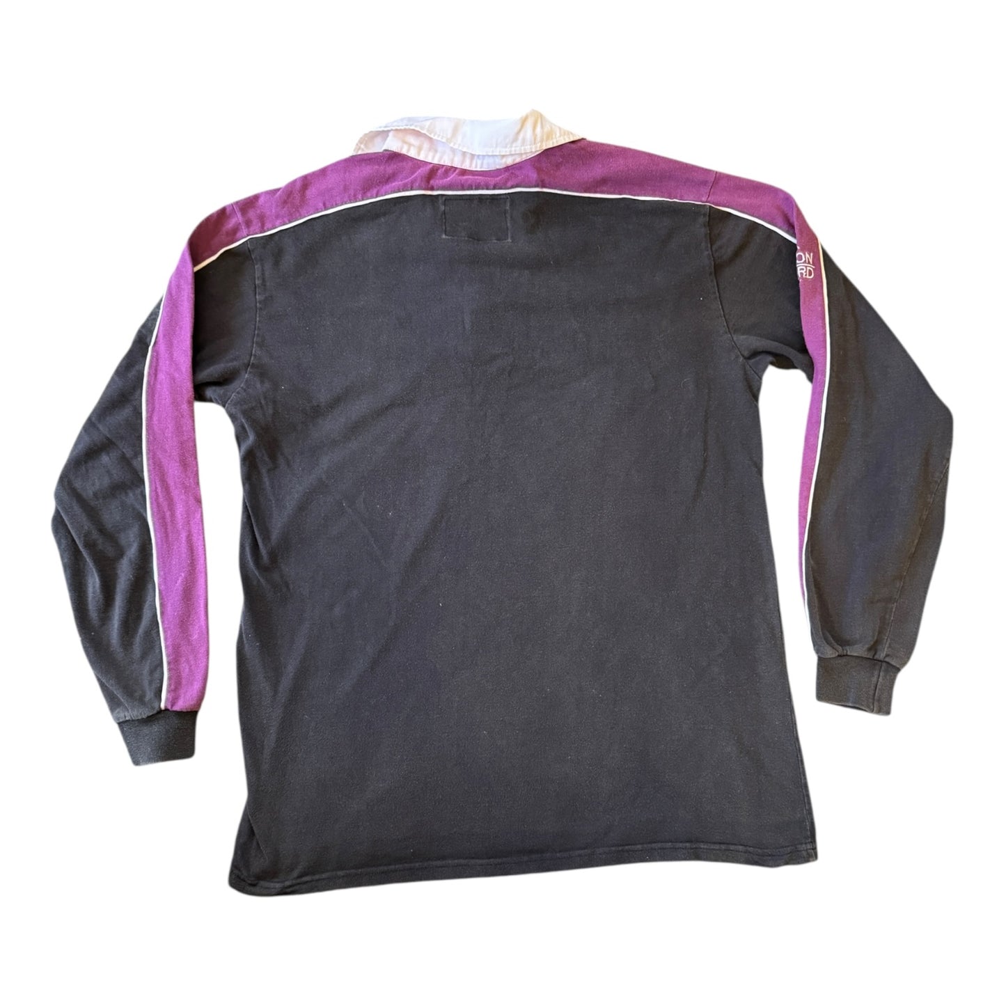 Large Cotton Oxford 1999/2000 Black Scotland Rugby Shirt