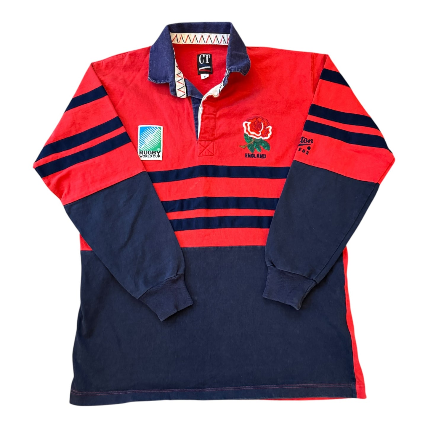 Medium Cotton Traders 1995 Red England Rugby Shirt
