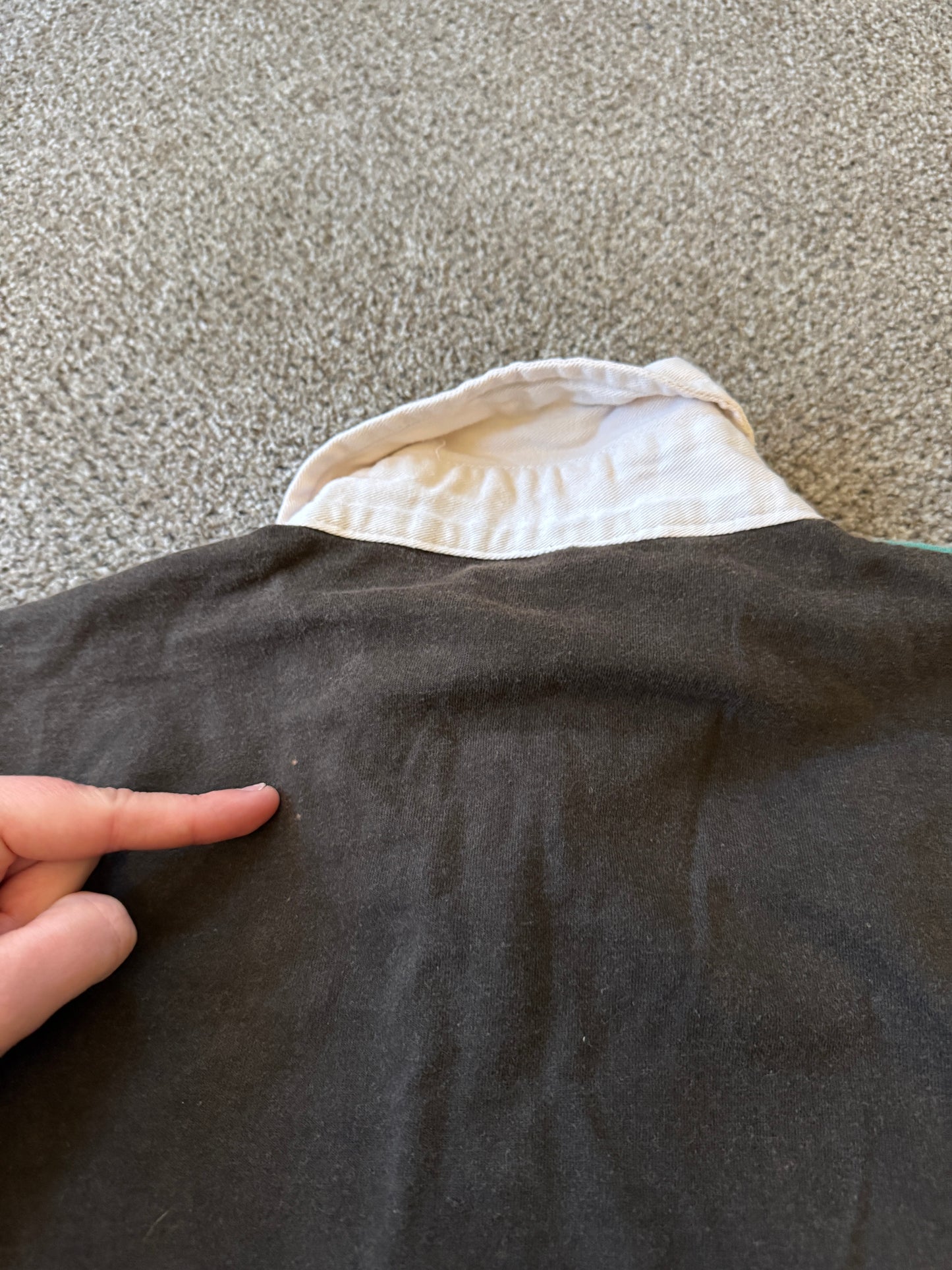 Large Lansdowne Black Ireland Rugby Shirt