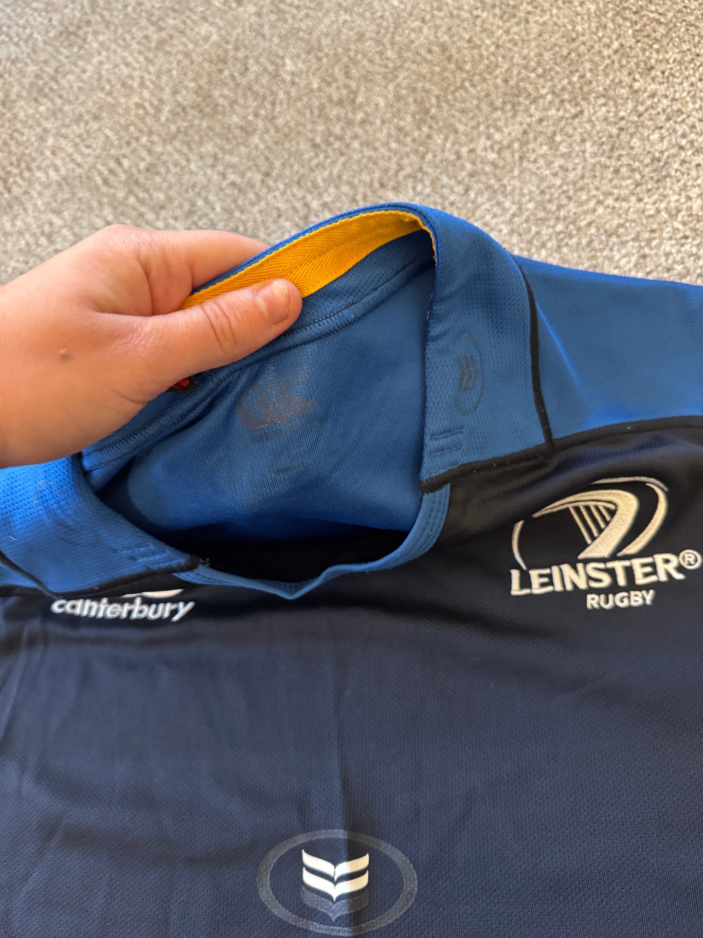 Large Canterbury Navy Leinster Rugby Shirt