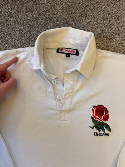 Small England White Rugby Shirt
