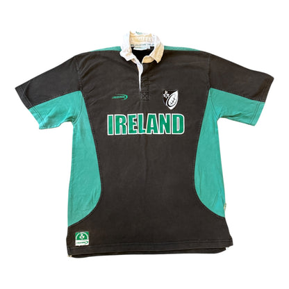 Large Lansdowne Black Ireland Rugby Shirt