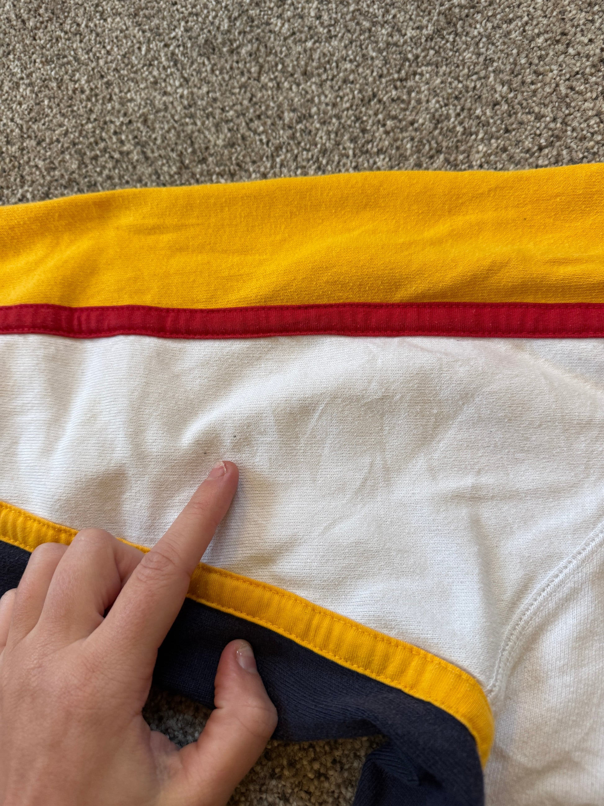 Medium 06/07 Canterbury White Scotland Rugby Shirt