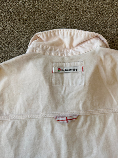 Medium England Rugby White Rugby Shirt