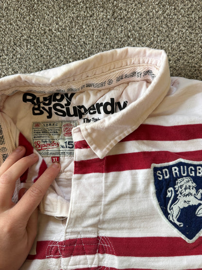 Extra large Superdry White England Rugby Shirt